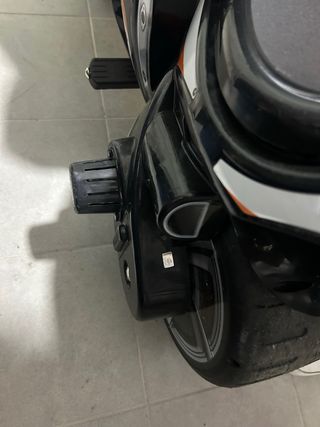 Moto Eléctrica Infantil Negra y Naranja