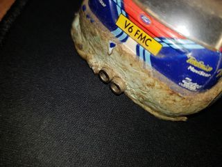 Lote Scalextric 2 coches + 2 chips