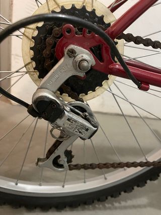 Bicicleta de Montaña Roja