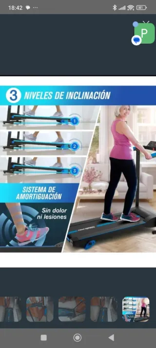 Cinta de Correr I Walk Pro, sin estrenar,costó600€