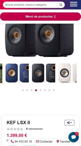 Altavoces KEF LSX II Gris Carbón