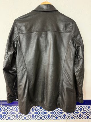 Chaqueta de piel negra mujer Talla XXL