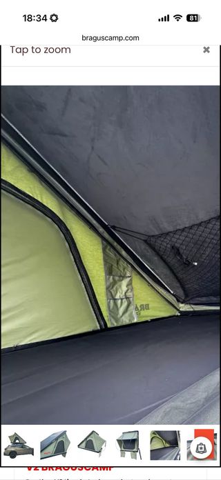 Tienda de techo rigida. camper 4x4 Bragus panther