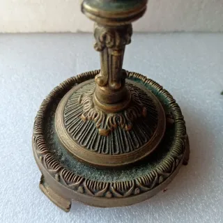 Coppia Portacandele Vintage