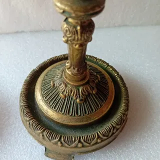 Coppia Portacandele Vintage