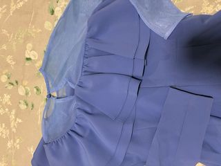 Vestido Coosy azul manga larga