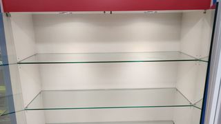 Vitrina expositor cristal y puertas