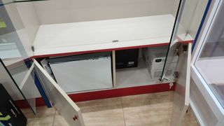 Vitrina expositor cristal y puertas