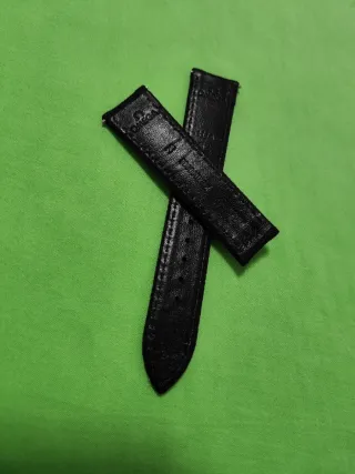 Cinturino Omega nero in tessuto