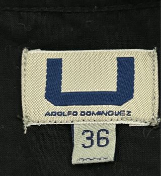 Camisa Adolfo Domínguez Negra Volantes Talla S