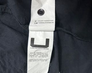 Camisa Adolfo Domínguez Negra Volantes Talla S