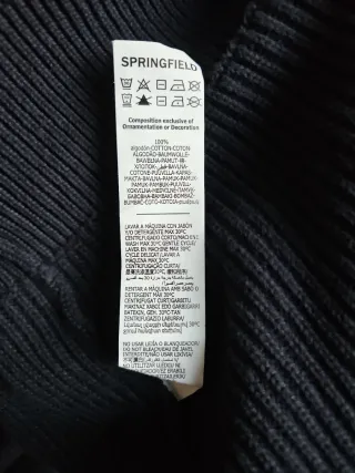 Jersey Springfield Azul Talla L Nuevo