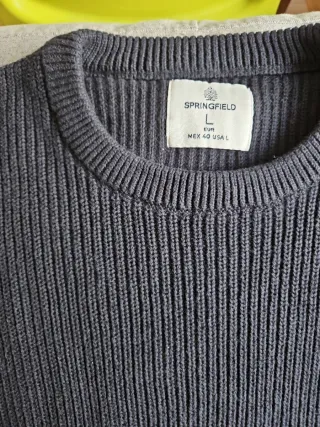 Jersey Springfield Azul Talla L Nuevo