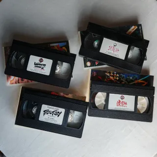 Lote 4 Películas Manga VHS (Español)