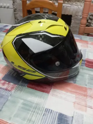 Casco LS2 Amarillo y Negro talla M