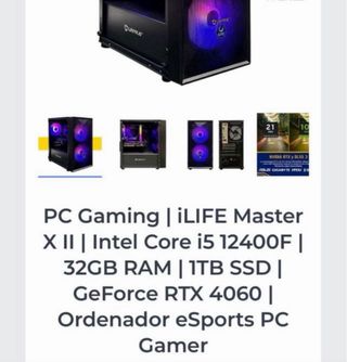 PC Gaming RTX 4060 i5 12400f 32GB RAM 1TB