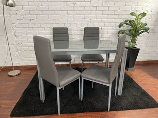 SCONTO!! Tavolo in vetro con 4 sedie