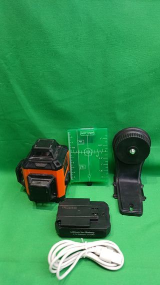 VEVOR Nivel Láser 30m de 360  x 3 Líneas Cruzadas