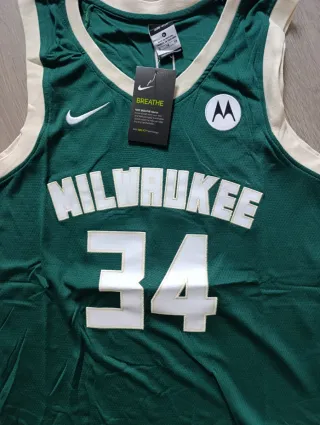 Camiseta NBA Bucks Antetokounmpo 34