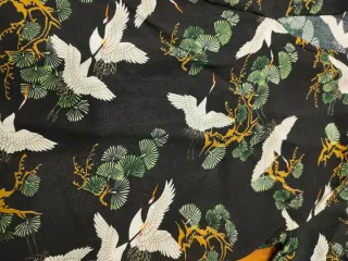 Blusa mujer T-S manga larga estampado Aves .