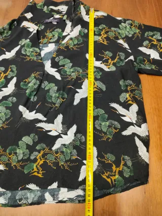 Blusa mujer T-S manga larga estampado Aves .