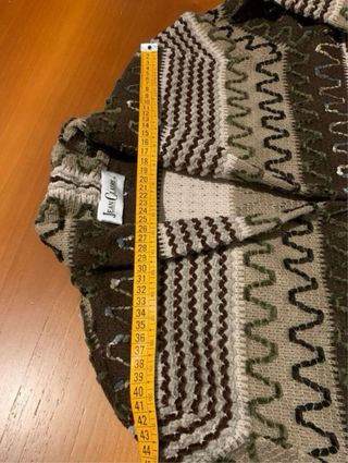 Cardigan vintage Jean Claire anni '90 tg 7XL