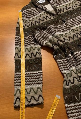 Cardigan vintage Jean Claire anni '90 tg 7XL