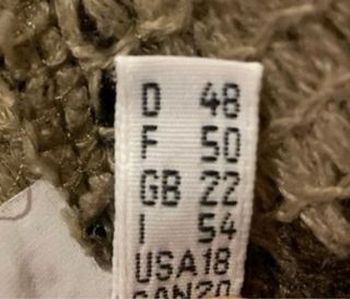 Cardigan vintage Jean Claire anni '90 tg 7XL