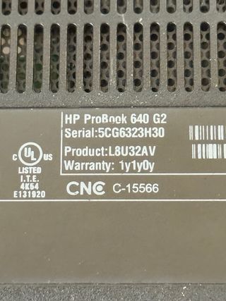 HP ProBook 640 G2 - (leer todo bien)