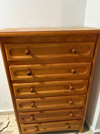 Conjunto muebles madera