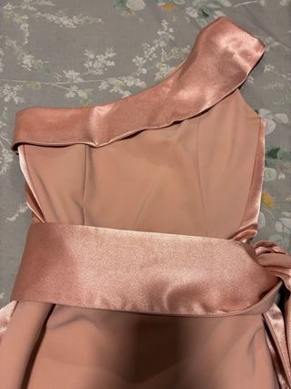 Vestido Teria Yabar Rosa Champán Talla XS