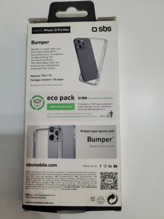 Cover SBS iPhone 12 Pro Max Trasparente