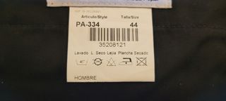 Pantalón de trabajo azul con reflectantes