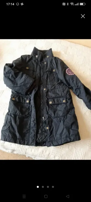 Parka GANT niña 5-6 años azul