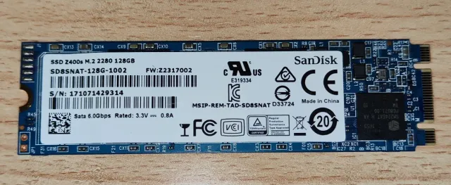 SSD M.2 2280 128GB SanDisk Z400s SATA 6Gb/s