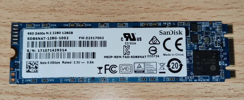 SSD M.2 2280 128GB SanDisk Z400s SATA 6Gb/s