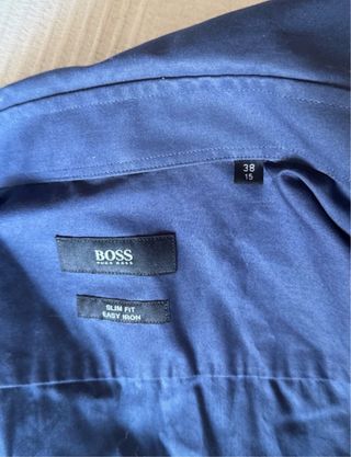Camisa Hugo Boss Azul
