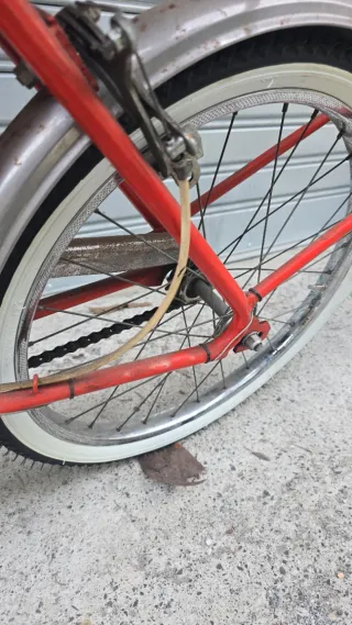 Bicicletta Giordani anni 70 rossa