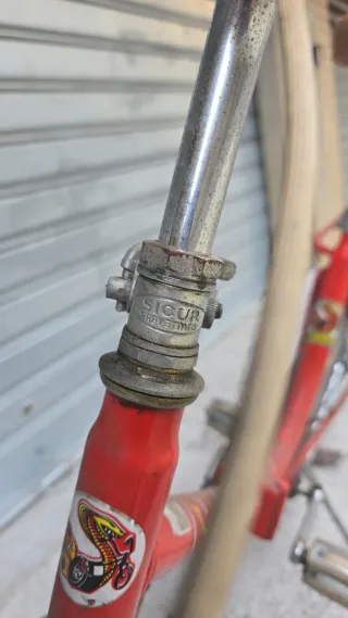 Bicicletta Giordani anni 70 rossa