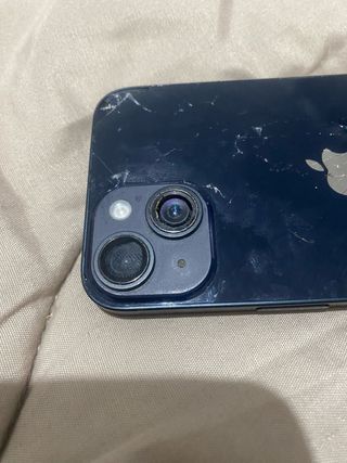 iPhone 14 azul para piezas