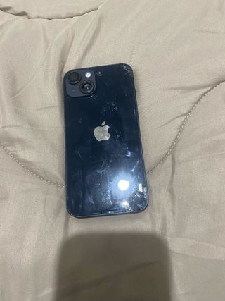 iPhone 14 azul para piezas