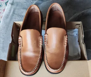 Mocasines caballero piel  marrón