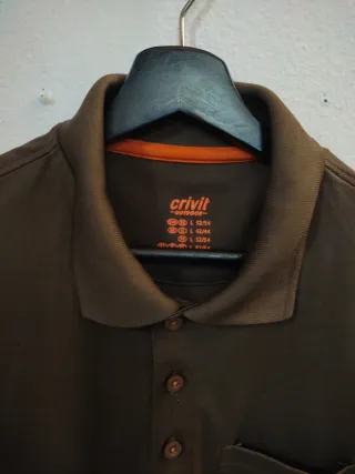 Polo Crivit Uomo Marrone Taglia L