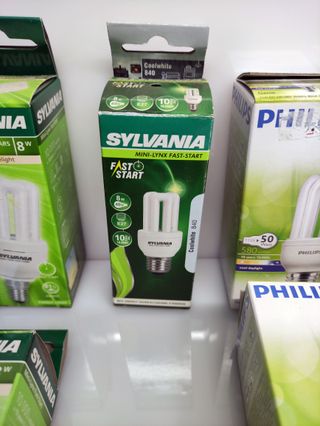 Lotto 12 Lampadine CFL Risparmio Energ. Philips