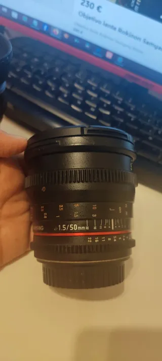 Kit Lentes Samyang Cine EF 16, 24, 50mm