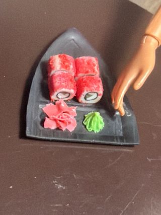 Comida polimérica para Barbie/Sylvanian