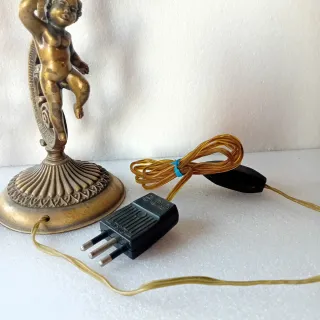Coppia Lampade Vintage con Putti