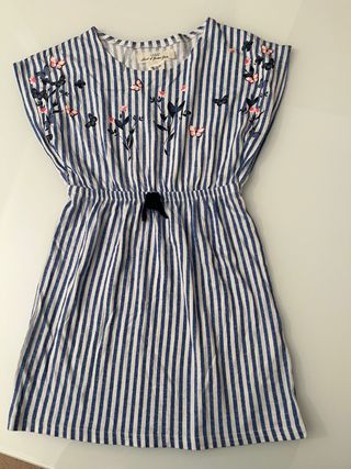 Vestito bambina 6 anni a righe