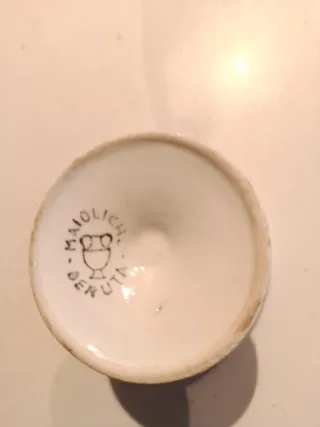 Portauovo ceramica Deruta vintage