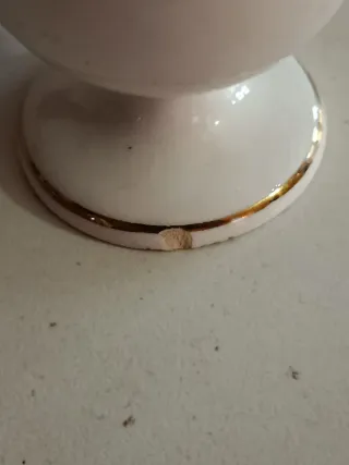 Portauovo ceramica Deruta vintage